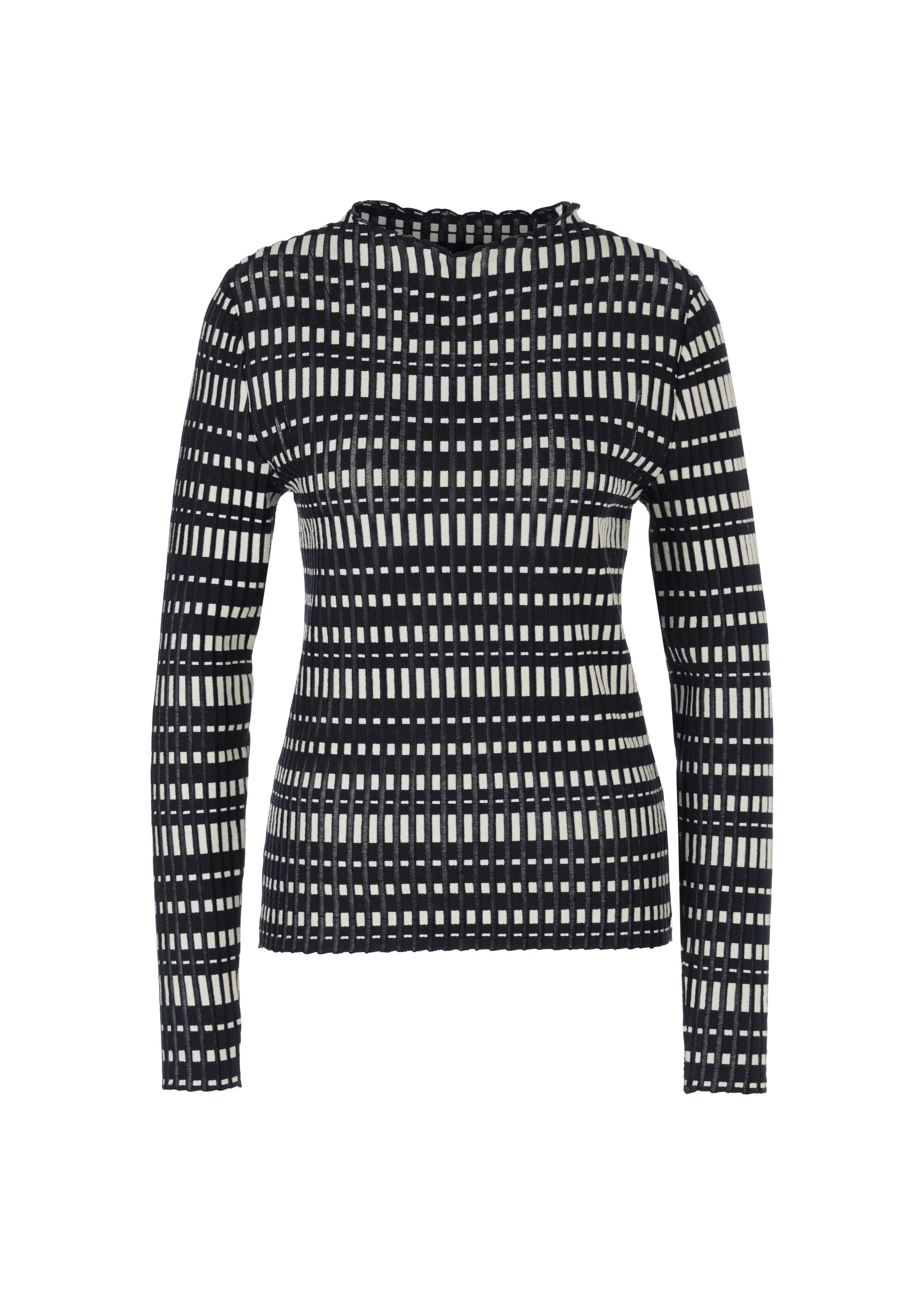 Midnight Blue Striped Sweater