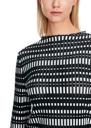 Midnight Blue Striped Sweater