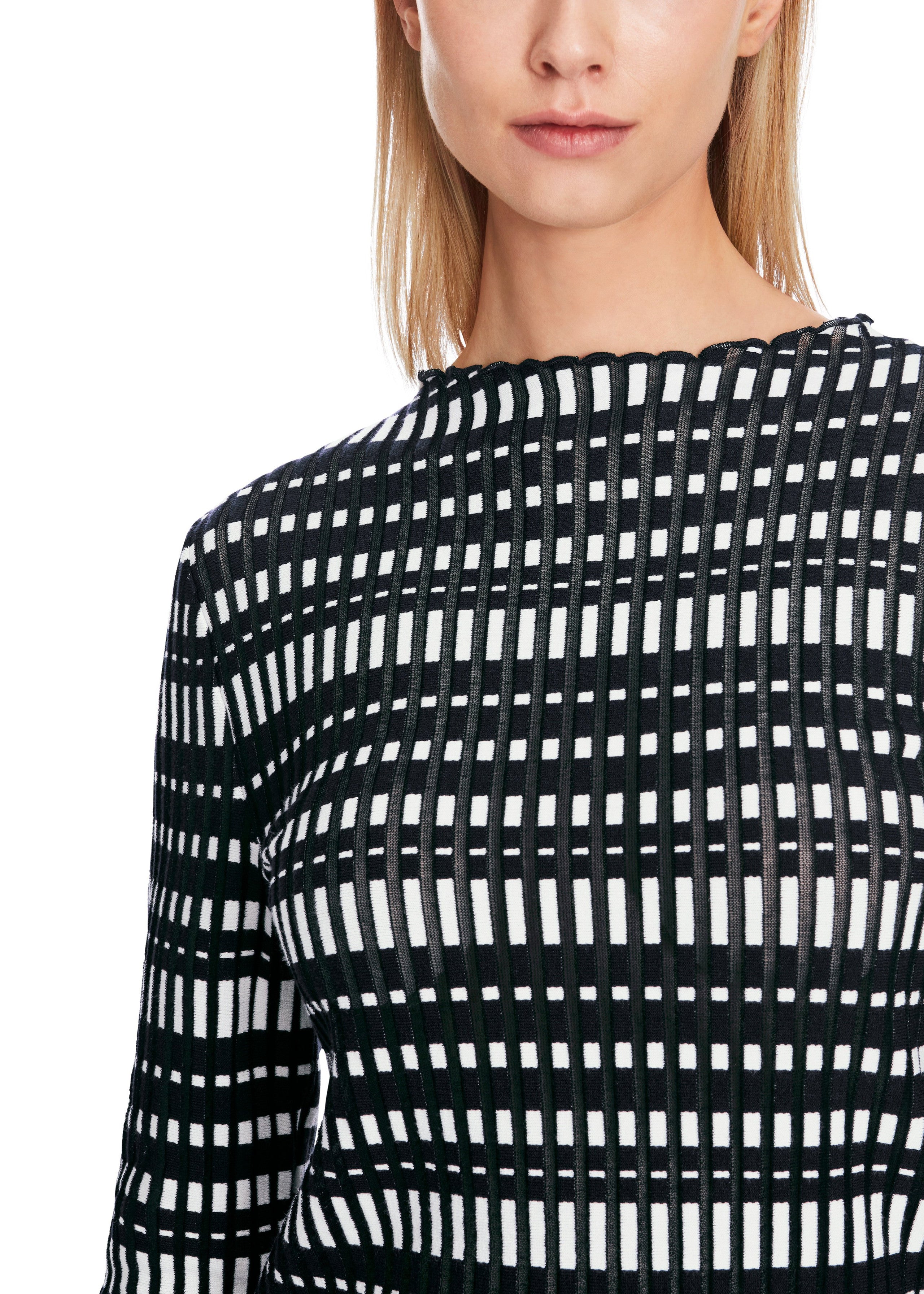 Midnight Blue Striped Sweater