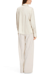 Feminine Shirt Blouse With Kimono Sleeves