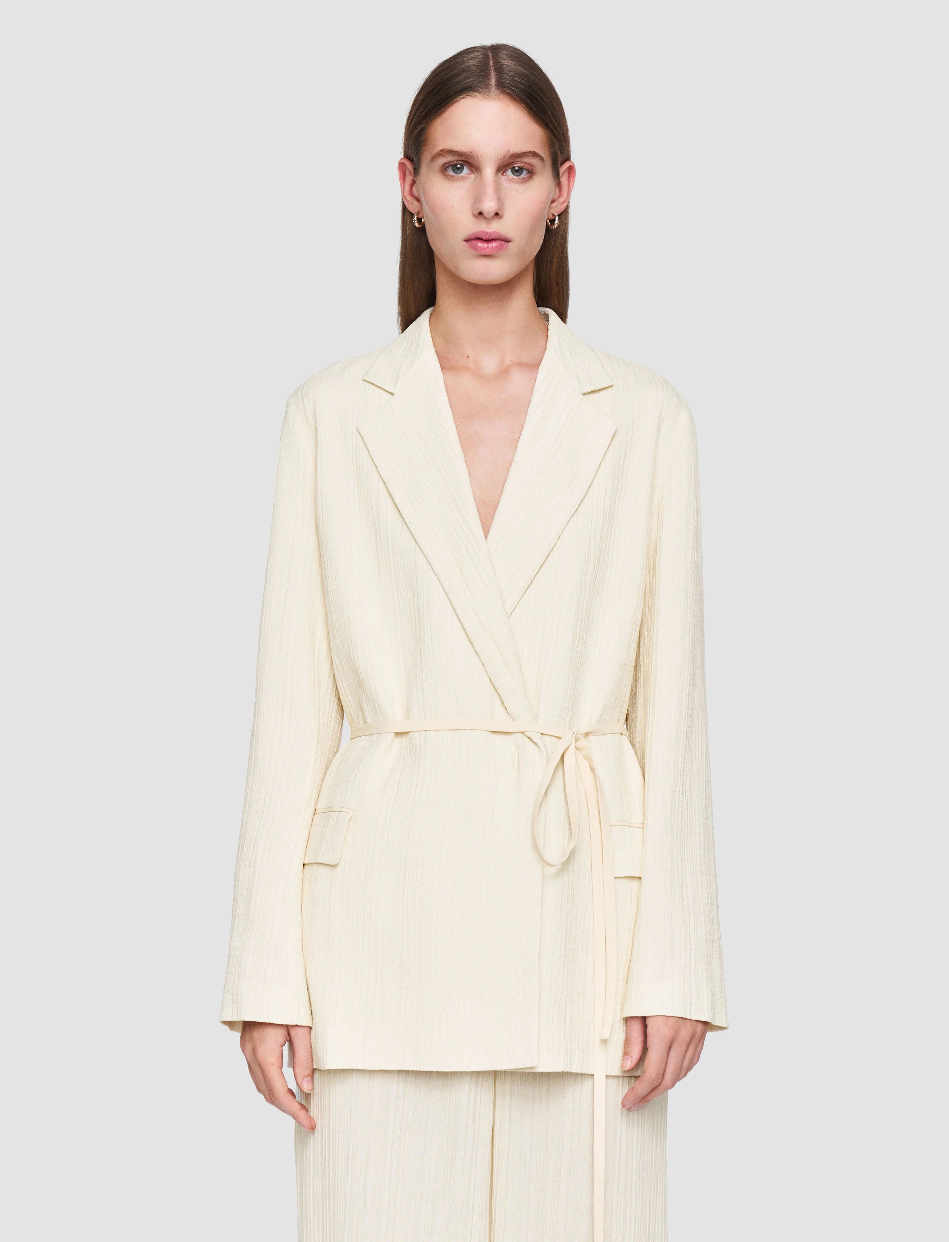 Amelot Pleat Jacquard Jacket