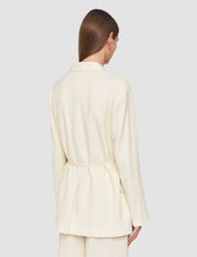 Amelot Pleat Jacquard Jacket