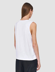 Cotton Silk Jersey Tank Top