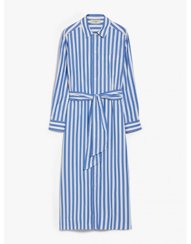 Falasco Blue Stripe  Shirtdress