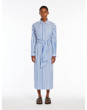 Falasco Blue Stripe  Shirtdress