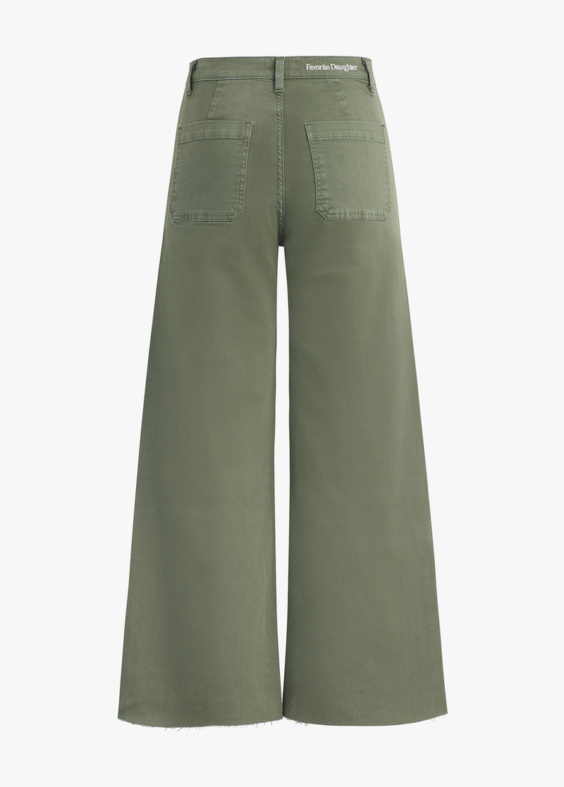 The Mischa Khaki Wide Leg Pant