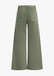 The Mischa Khaki Wide Leg Pant