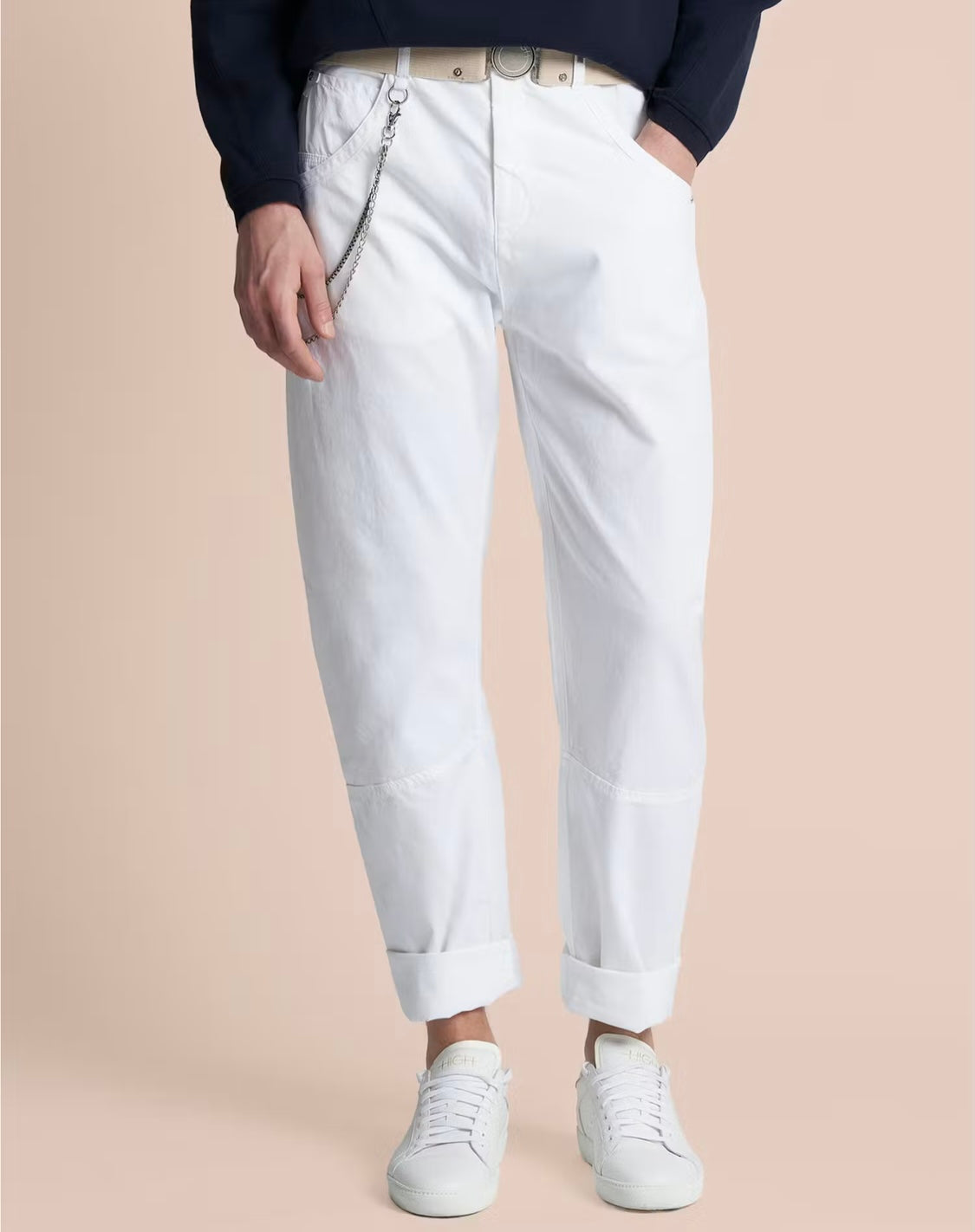 Presume White Tapered Pant