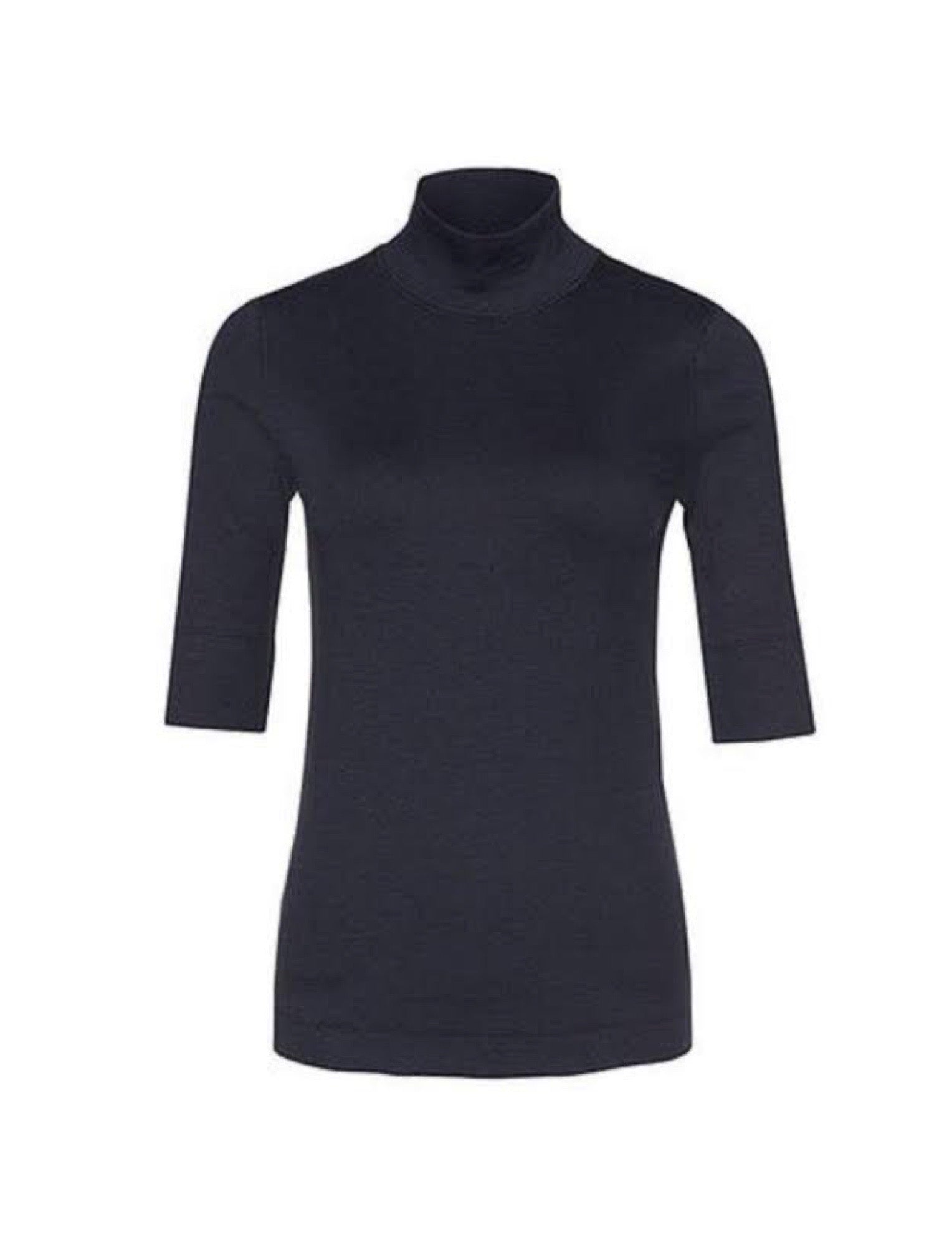 Stand up collar short sleeve