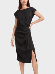 Wrap-look dress