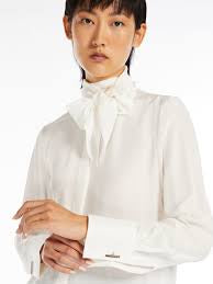 Patio Crepe De Chine Silk Shirt