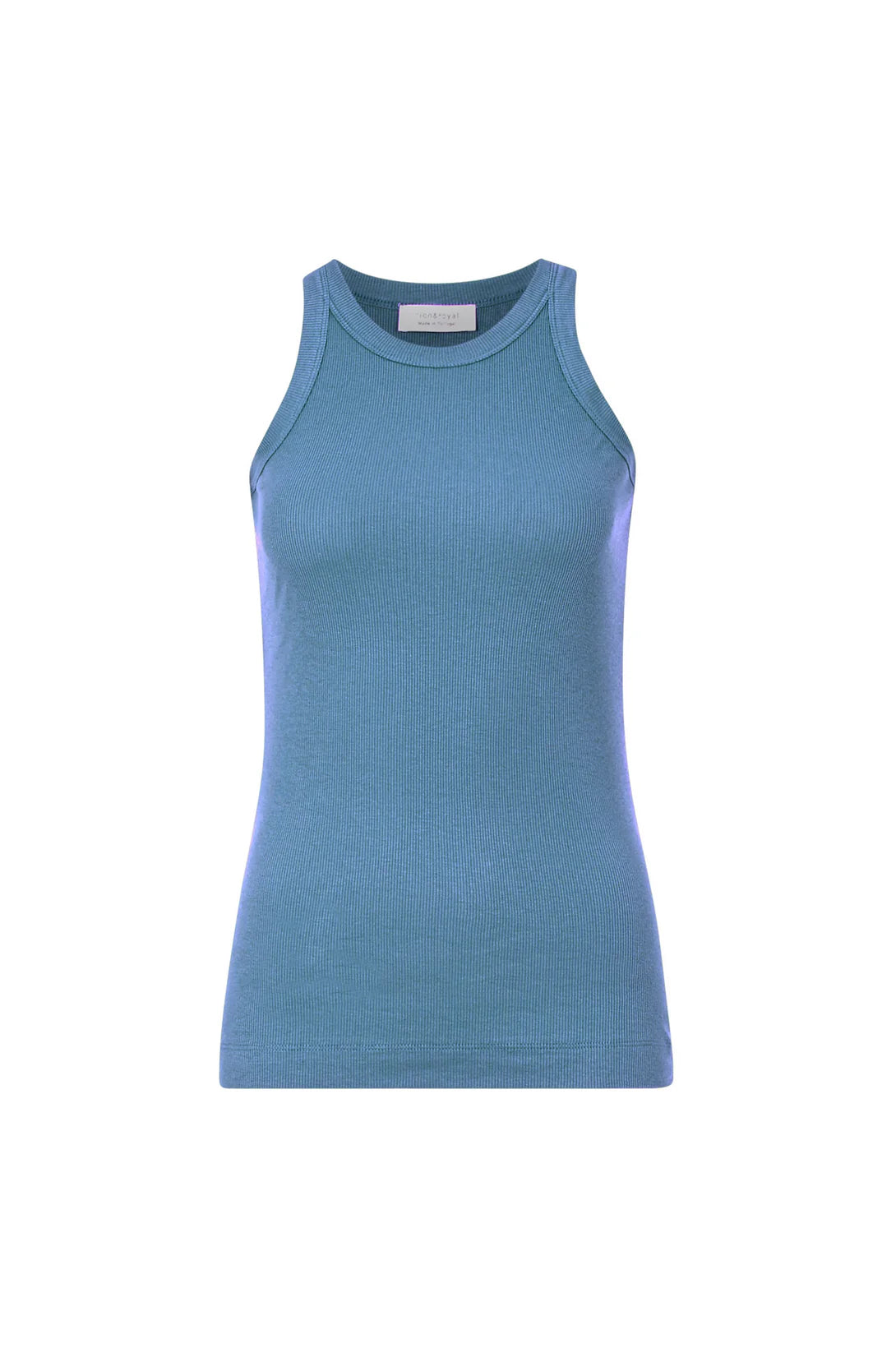 Organic Rib French Blue Singlet