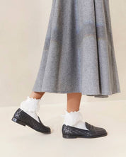 Rachel Black Woven Loafer