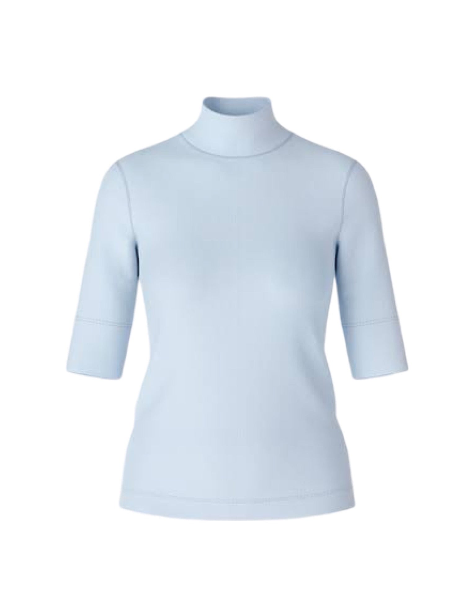 Stand up collar short sleeve