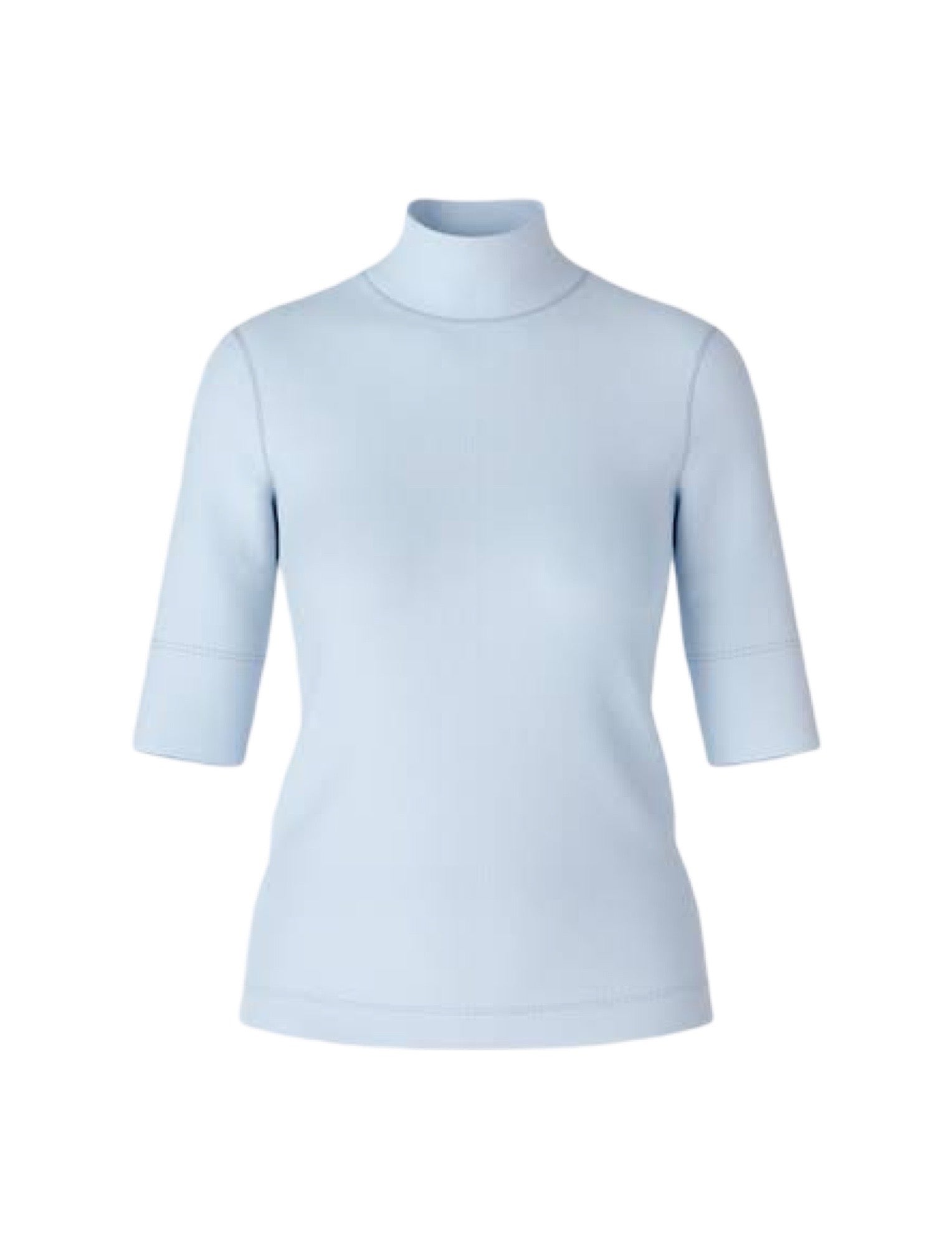 Stand up collar short sleeve