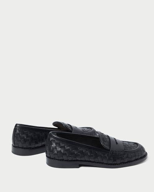Rachel Black Woven Loafer