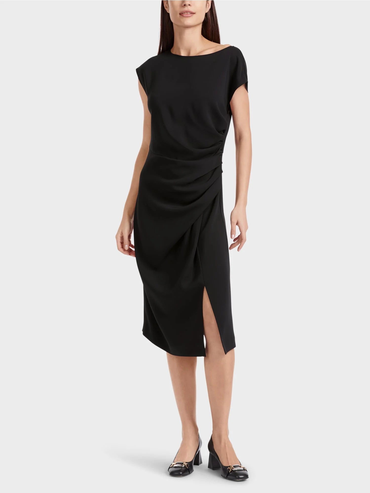 Wrap-look dress