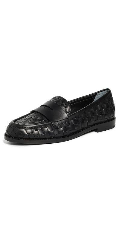 Rachel Black Woven Loafer