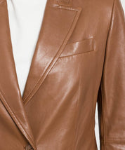 Oscuri Tan Leather Jacket