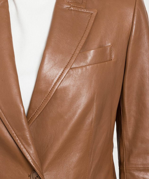 Oscuri Tan Leather Jacket