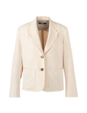 Blazer with wide lapel