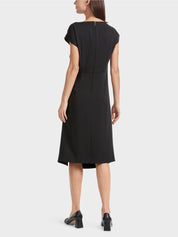Wrap-look dress