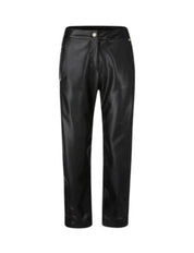 Casual Pants in Faux Nappa Leather