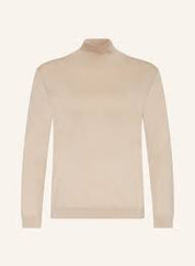 Turtleneck sweater with silk