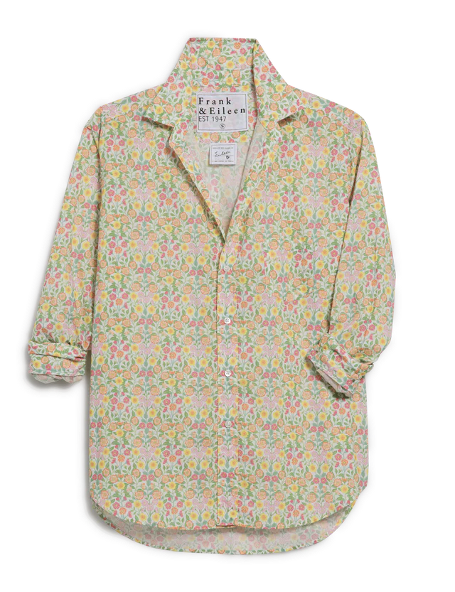 Eileen relaxed button up shirt liberty print