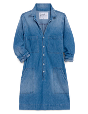 Southern Longsleeve Playsuit dress Denim