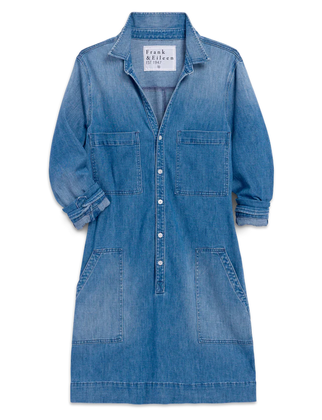 Southern Longsleeve Playsuit dress Denim