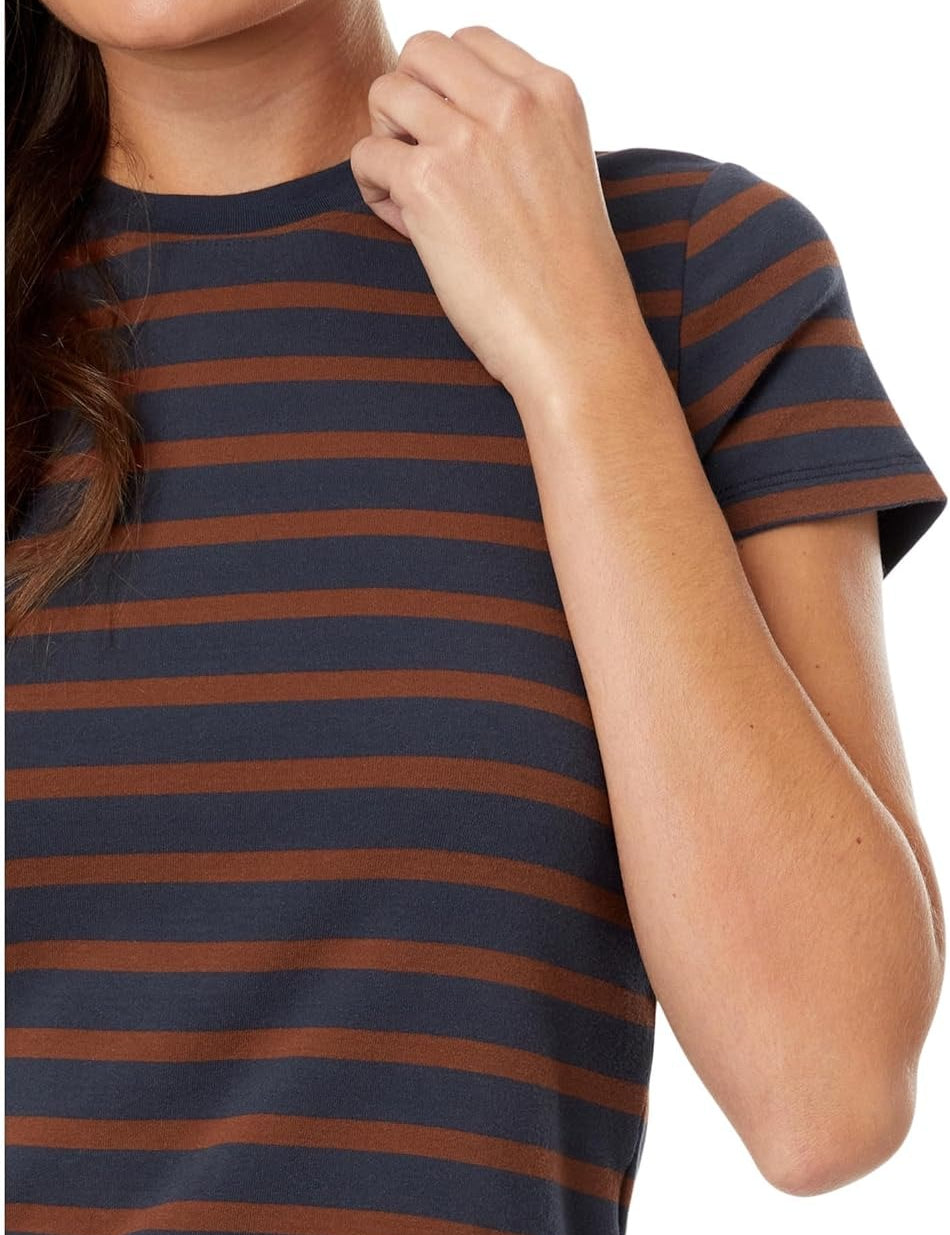 Sadie Crew  Stripe 90'S Vintage Crop T-Shirt