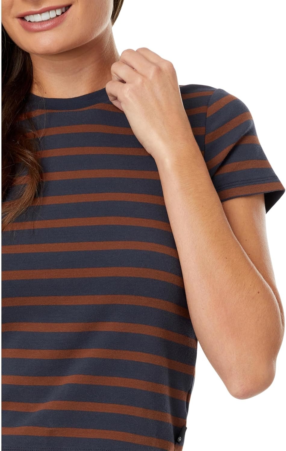 Sadie Crew  Stripe 90'S Vintage Crop T-Shirt