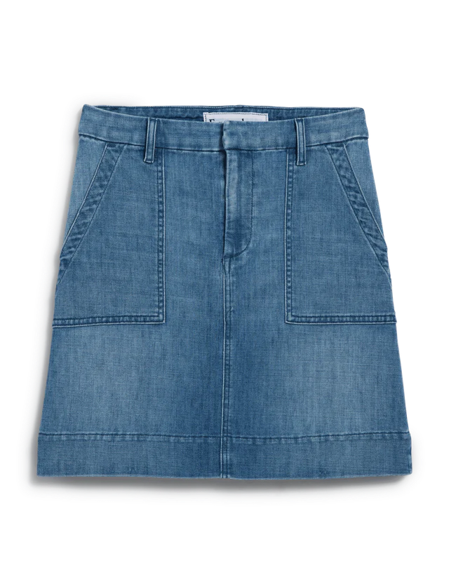 Jameson Skirt Blue with Light Wash