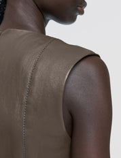 Heidi Leather Stretch Dress