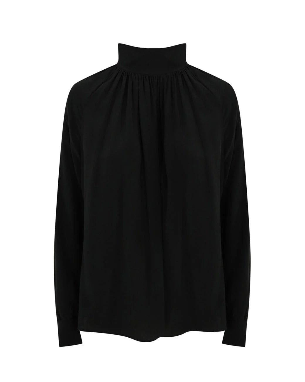 Gaia Silk Shirt With Bow