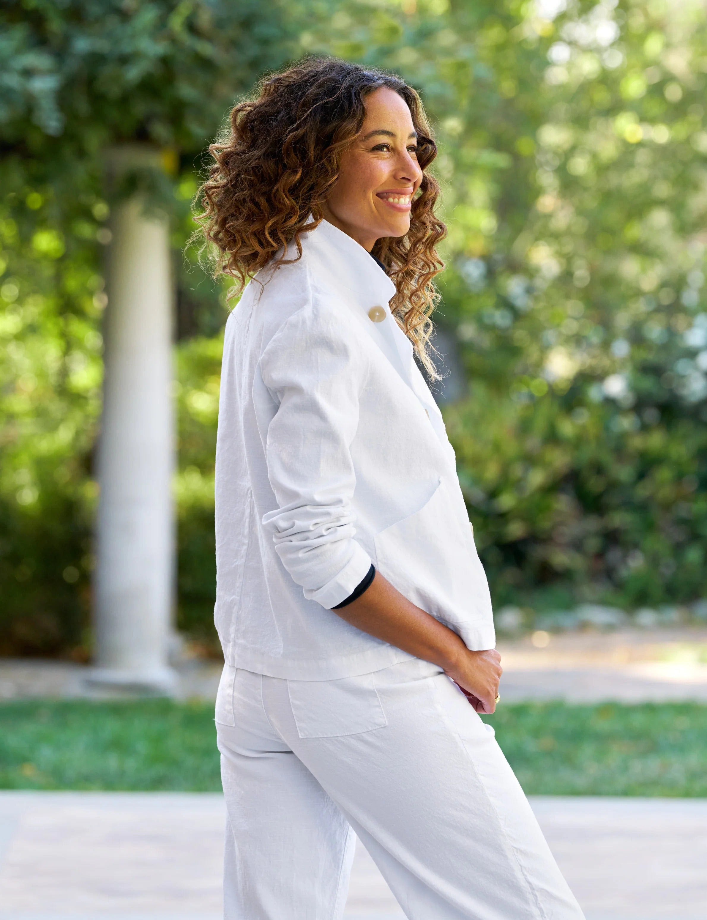 Mini English Peacoat White