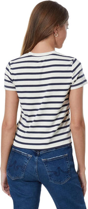 Sadie Crew  Stripe 90'S Vintage Crop T-Shirt