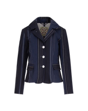Hearsay Pinstriped cotton jacket
