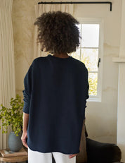 Anna - Long-Sleeve Capelet BRITISH ROYAL NAVY