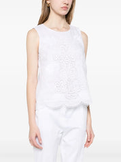 Efeso White Embroidered Top