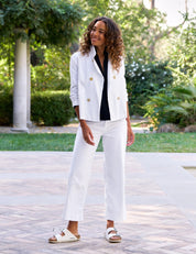 Mini English Peacoat White