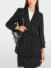 Pinstripe Blazer