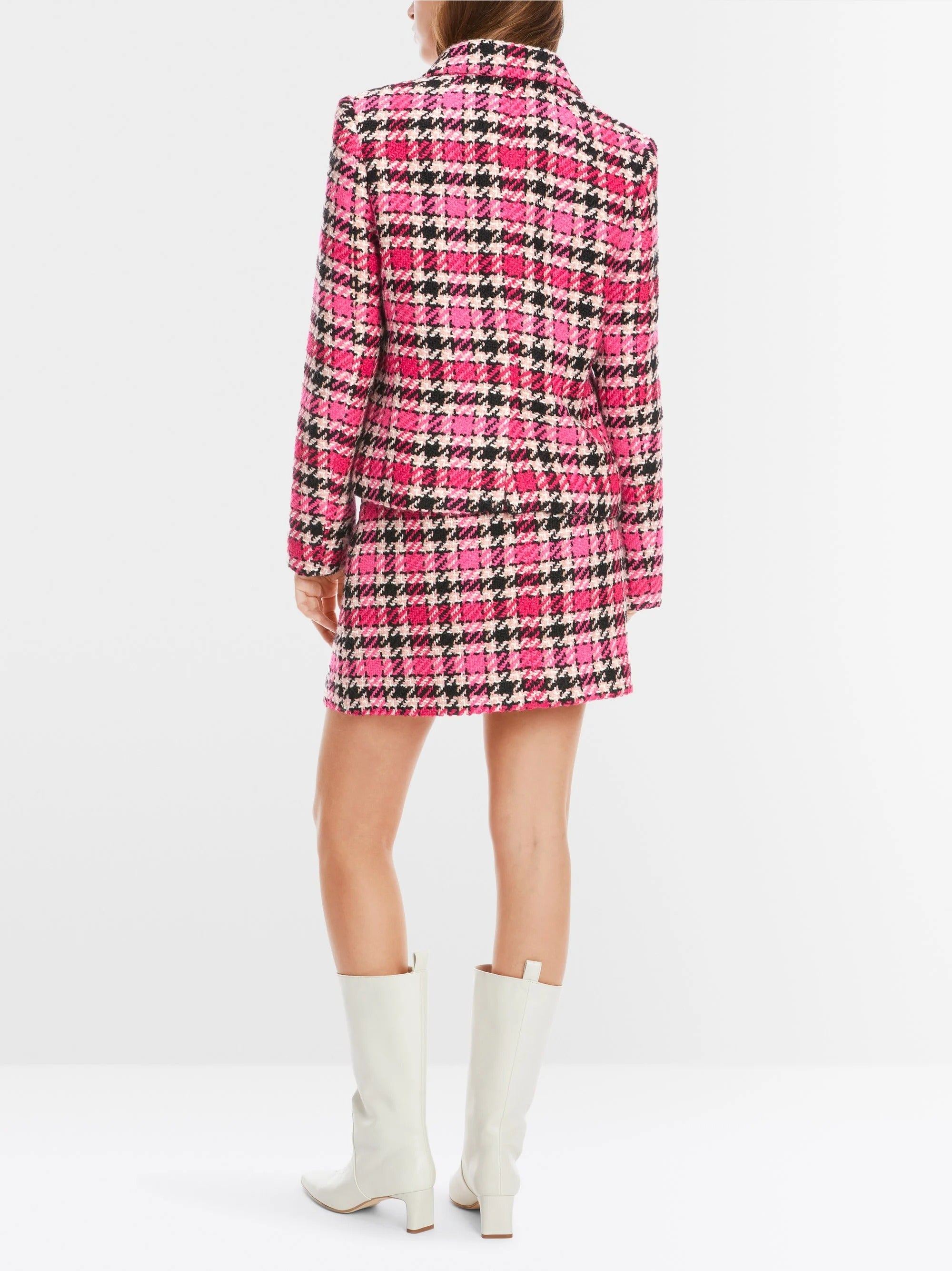 Short Checkered Jacket