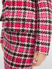 Short Checkered Jacket