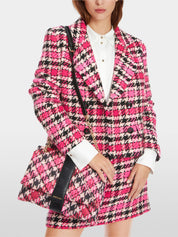 Short Checkered Jacket