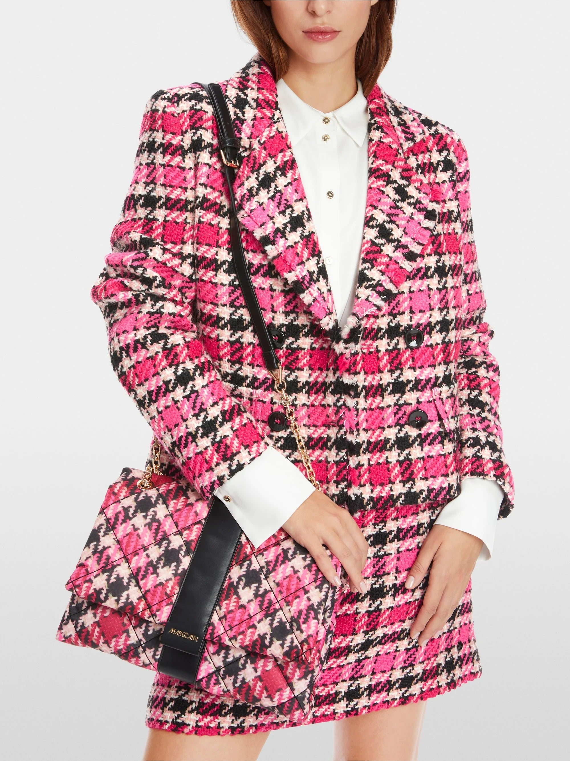 Short Checkered Jacket