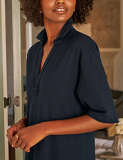 Emma Popover Henley Maxi Dress