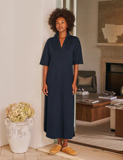 Emma Popover Henley Maxi Dress