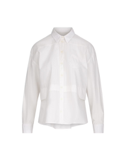Lunar Off White  double-layer cotton poplin shirt